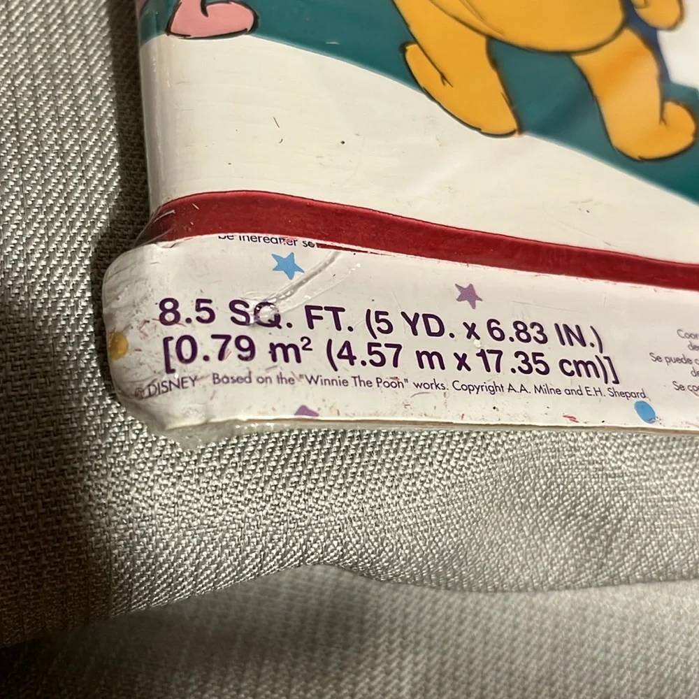 2 Packs Vintage Winnie the Pooh 1990’s Wall Border by Borden